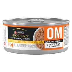 Purina® Pro Plan® Veterinary Diets Cat OM Overweight Management® Canned -Cat Supplies Store 3003529 3020480 ENG FRONT