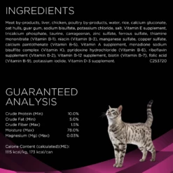 Purina® Pro Plan® Veterinary Diets Cat UR Urinary St/Ox® Canned -Cat Supplies Store 3003530 3002570 ENG INGREDIENTS