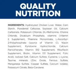 Hill's® Prescription Diet® Cat Z/d® Canned -Cat Supplies Store 3007416 2210554 ENG INGREDIENTS