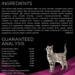 Purina® Pro Plan® Veterinary Diets Cat UR Urinary St/Ox® Diet Dry -Cat Supplies Store 3007440 3002571 ENG INGREDIENTS