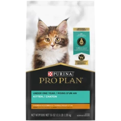 Purina® Pro Plan® Kitten Chicken & Rice Formula Dry -Cat Supplies Store 3008497 3008495 ENG FRONT