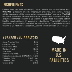 Purina® Pro Plan® Kitten Classic Chicken & Liver Entree Cans -Cat Supplies Store 3008499 3008498 ENG INGREDIENTS