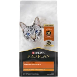 Purina® Pro Plan® Complete Essentials® Adult Cat Chicken & Rice Dry -Cat Supplies Store 3008502 3008500 ENG FRONT