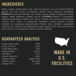 Purina® Pro Plan® Complete Essentials® Adult Cat Chicken & Rice Entree Cans -Cat Supplies Store 3008514 3008513 ENG INGREDIENTS
