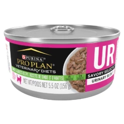 Purina® Pro Plan® Veterinary Diets® Cat UR Urinary St/Ox® Savory Selects Canned -Cat Supplies Store 3009203 3009202 ENG FRONT