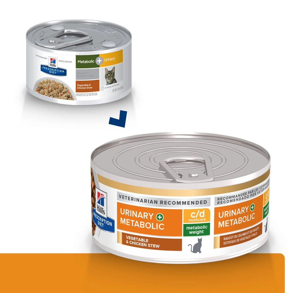 Hill's® Prescription Diet® Cat C/d Multicare + Metabolic, Urinary + Weight Care Cans 7 Hill's® Prescription Diet® Cat C/d Multicare + Metabolic, Urinary + Weight Care Cans - Image 5