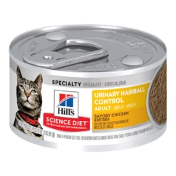 Hill's® Science Diet® Cat Adult Urinary & Hairball Control Cans -Cat Supplies Store 3009401 3009400 ENG FRONT