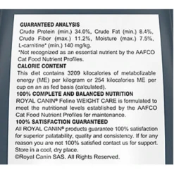 Royal Canin Feline Care Nutrition Weight Care Dry -Cat Supplies Store 3015370 3015371 ENG NUTRITION