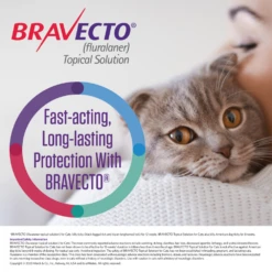 Bravecto® Topical Solution For Cats 34 Bravecto® Topical Solution For Cats -Cat Supplies Store 3016162 3016166 ENG NUTRITION