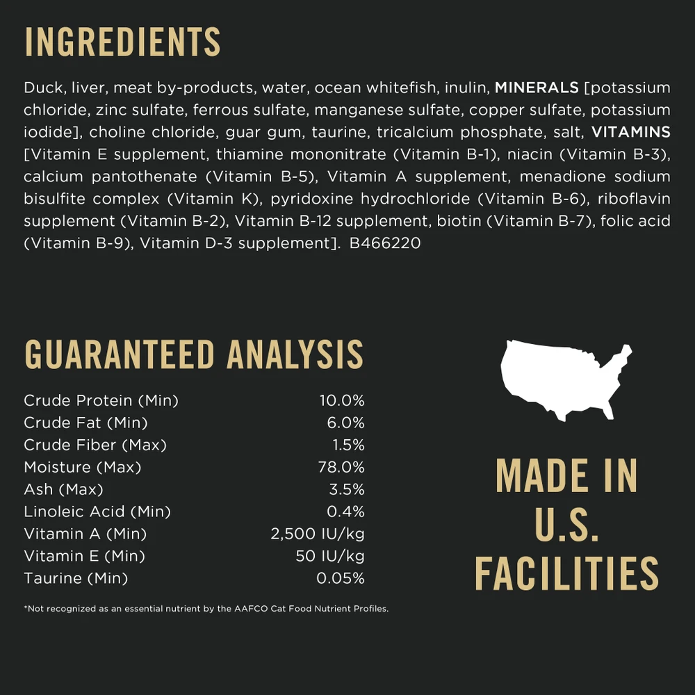 Purina® Pro Plan® Adult Cat Grain Free Duck Entrée Sensitive Skin And Stomach Formula Cans 7 Purina® Pro Plan® Adult Cat Grain Free Duck Entrée Sensitive Skin And Stomach Formula Cans - Image 5