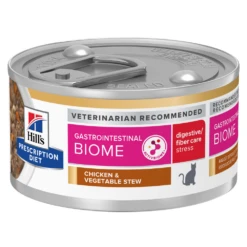 Hill's® Prescription Diet® Cat Digestive/Fiber Care Gastrointestinal Biome Canned Stew -Cat Supplies Store 3020237 3020238 ENG FRONT