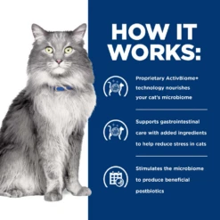 Hill's® Prescription Diet® Cat Digestive/Fiber Care Gastrointestinal Biome Canned Stew -Cat Supplies Store 3020237 3020238 ENG INSTRUCTIONS