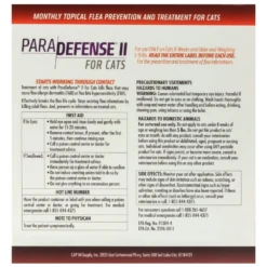 ParaDefense® II For Cats -Cat Supplies Store 3020875 3020891 ENG BACK