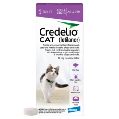 Credelio™ Chewable Tablets For Cats -Cat Supplies Store 3021525 3021526 ENG FRONT