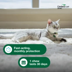 Credelio™ Chewable Tablets For Cats -Cat Supplies Store 3021525 3021526 ENG NUTRITION