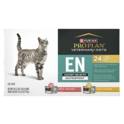 Purina® Pro Plan® Veterinary Diets Cat EN Savory Selects Canned -Cat Supplies Store 3021631 3021634 ENG FRONT