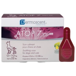 Dermoscent® ATOP 7® Spot-On Soothing Care For Dogs & Cats -Cat Supplies Store 3021683 3021684 ENG FRONT