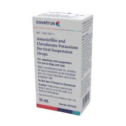 Amoxicillin And Clavulanate Potassium For Oral Suspension Drops -Cat Supplies Store 3022094 3022095 ENG FRONT