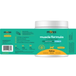 MYOS® Muscle & Joint With Green Lipped Mussel Powder For Cats - Vet Formula -Cat Supplies Store 3022388 3022389 ENG INGREDIENTS