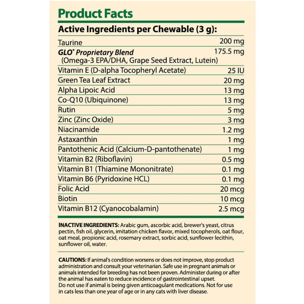 Ocu-GLO® Vision Supplement Chewables For Dogs And Mature Cats 12 Ocu-GLO® Vision Supplement Chewables For Dogs And Mature Cats - Image 10