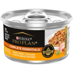 Purina® Pro Plan® Complete Essentials® Adult Cat White Meat Chicken & Vegetable Entrée In Gravy Cans