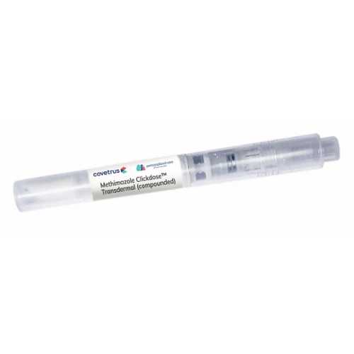 Methimazole ClickDose Transdermal In Lipoderm 60 Clicks Per Pen (compounded) 3 Methimazole ClickDose Transdermal In Lipoderm 60 Clicks Per Pen (compounded)